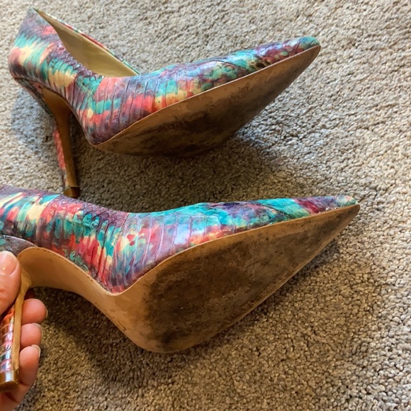 Charles David Vero Cuoio Multi Color Pastel Pumps 6.5 - Picture 5 of 11